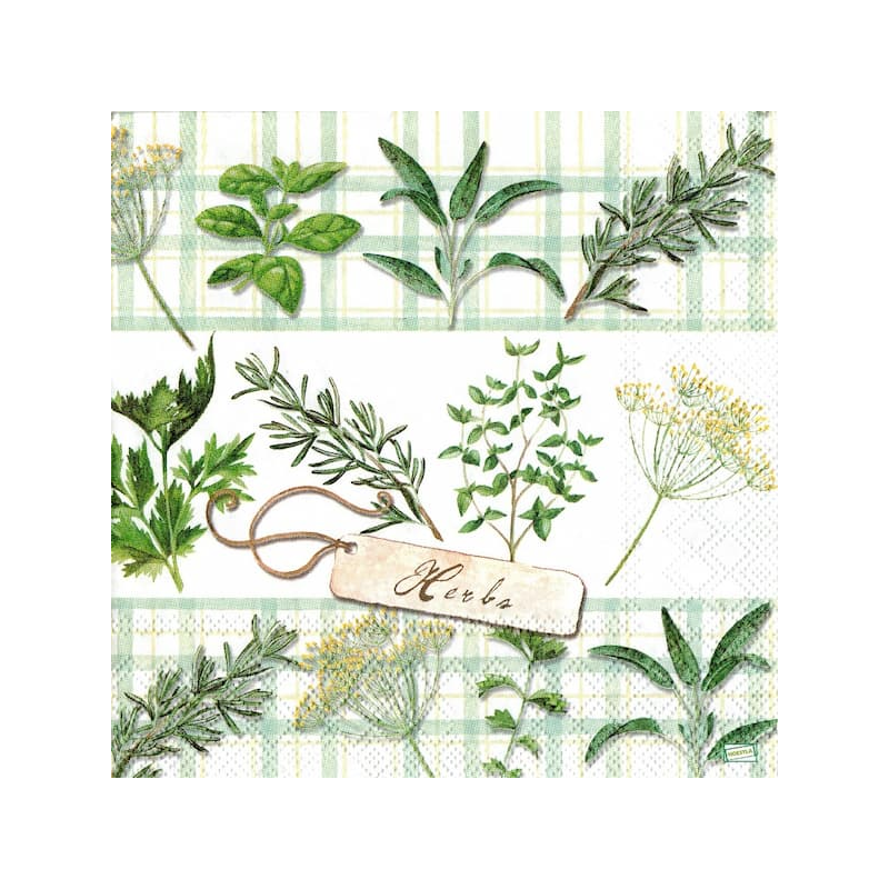 1 serviette Aromates -28