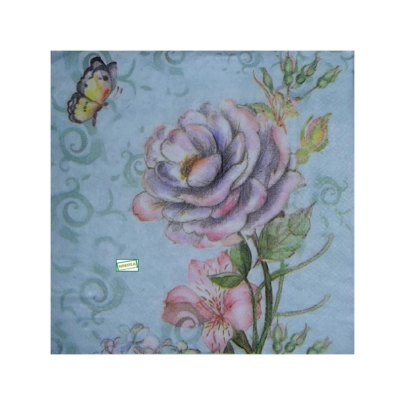 1serviette papier Les Roses-32