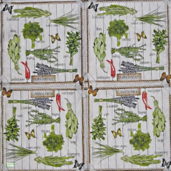 1 serviette Aromates -33