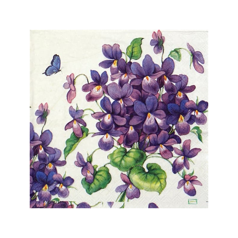 1serviette papier Violettes-16