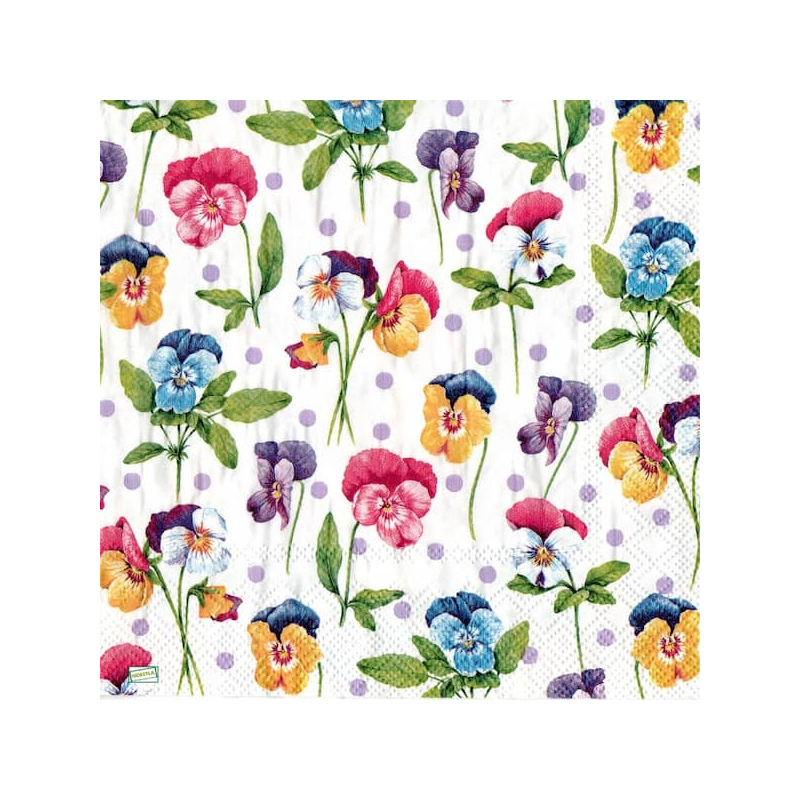 1serviette papier Pensées-20