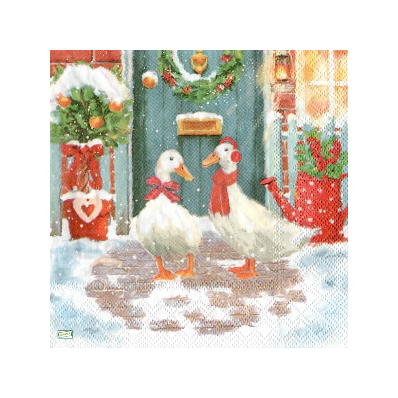 1serviette papier Les Oies-2