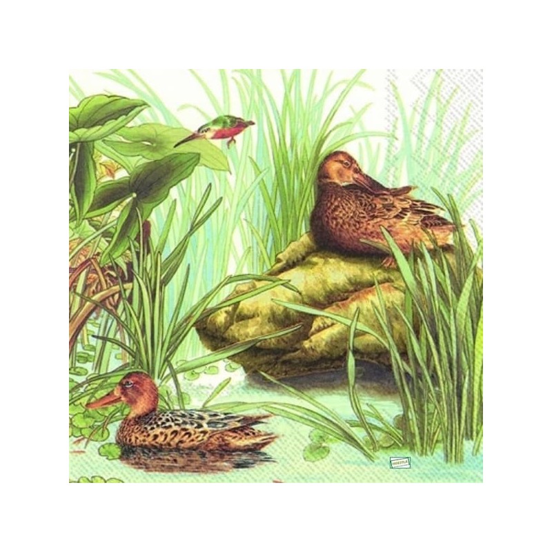 1serviette papier Canards-3