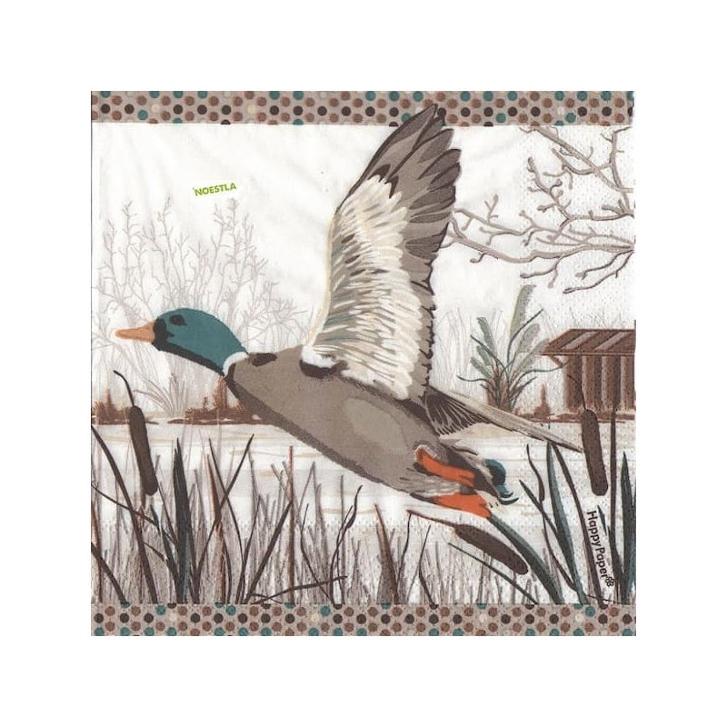 1serviette papier Canards-4