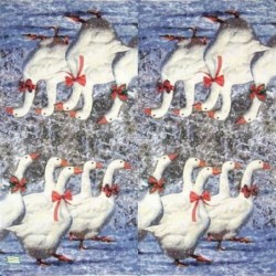 1serviette papier Les Oies-7
