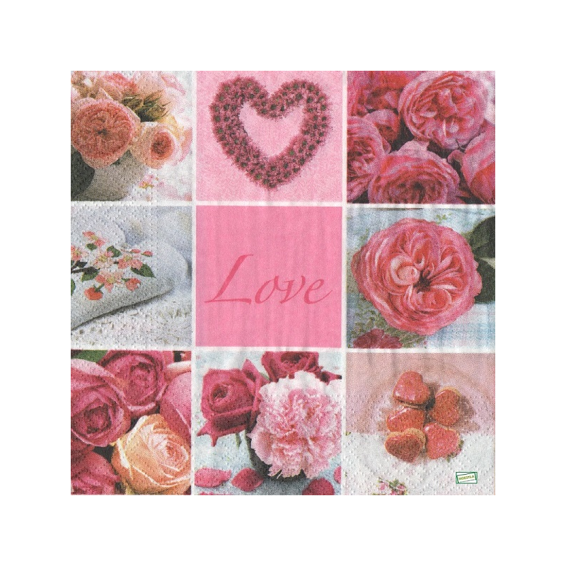 1serviette papier Les Roses-38