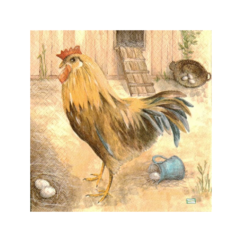 1serviette papier Le Coq-22