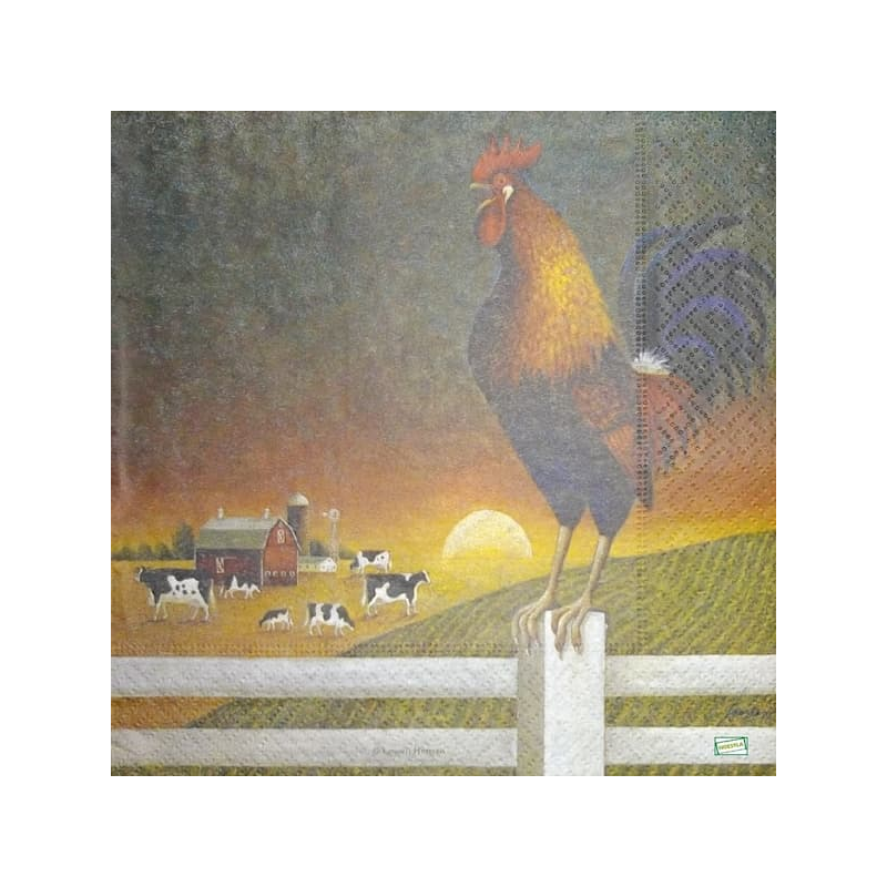 1serviette papier Le Coq-25