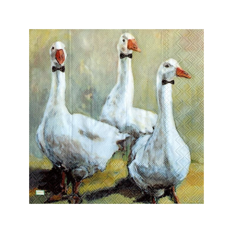 1serviette papier Les Oies-30