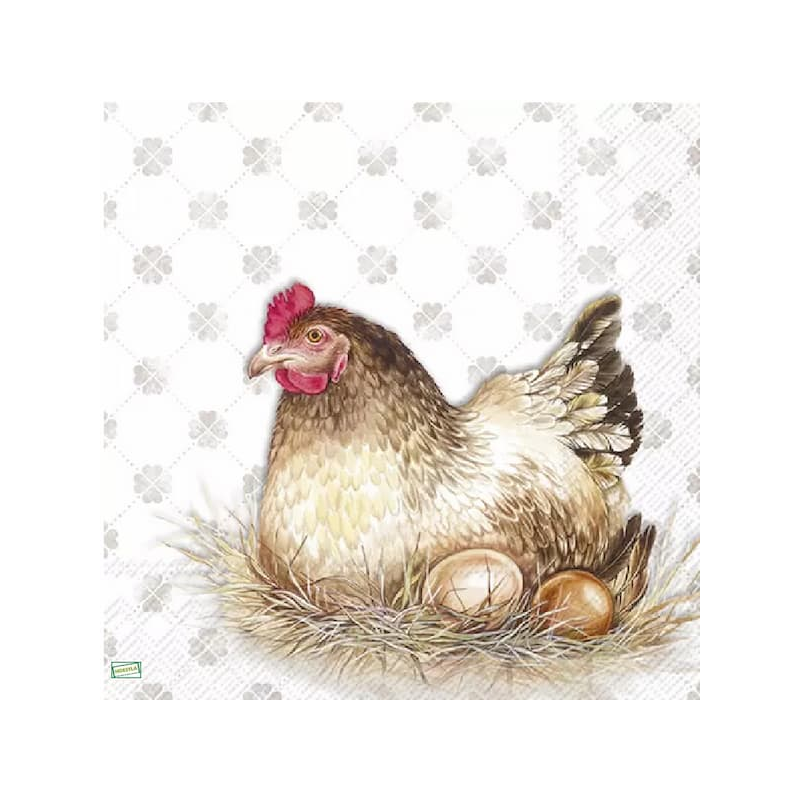 1serviette papier Poulet-36