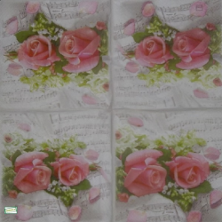 1serviette papier Les Roses-41