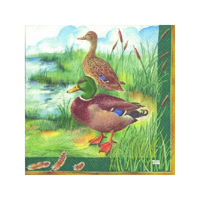 1serviette papier Canards-69