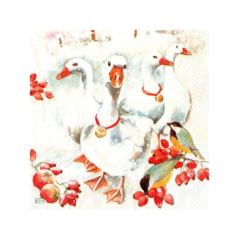 1serviette papier Les Oies-92