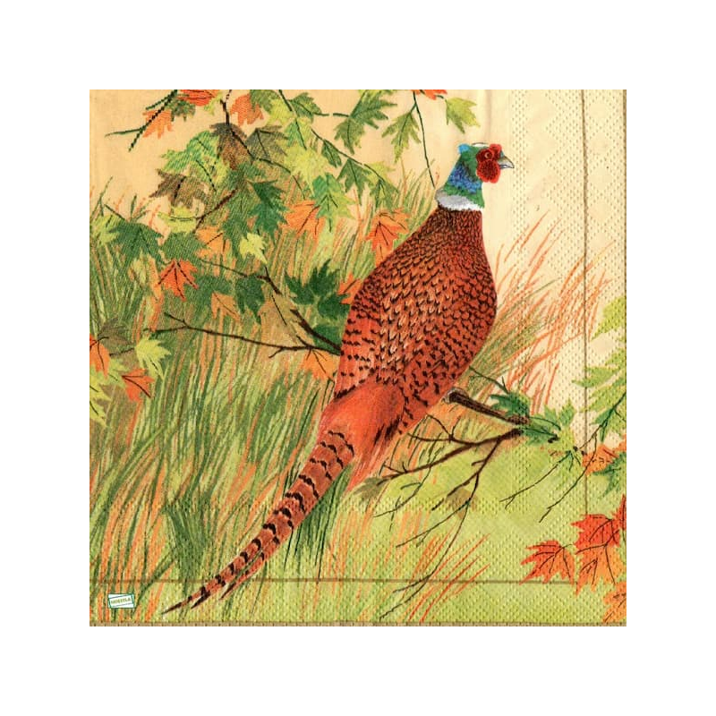 1serviette papier Faisan-106