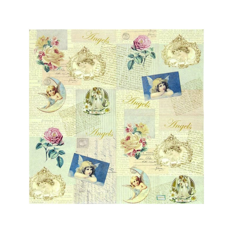 1serviette papier Anges-9