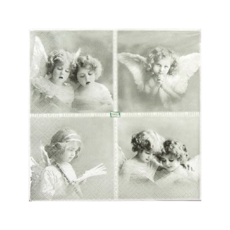 1serviette papier Anges-12