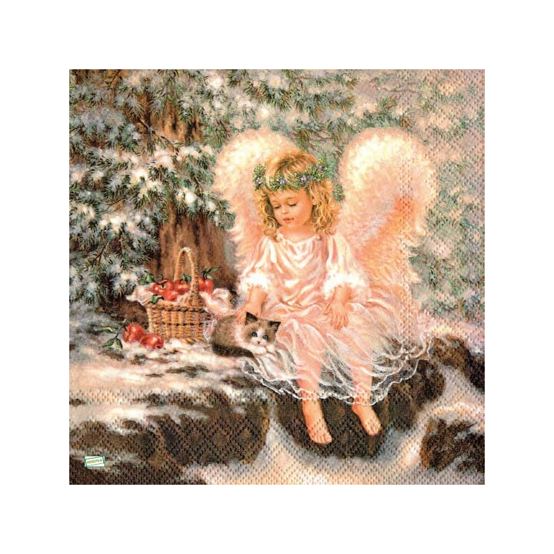 1serviette papier Anges-18