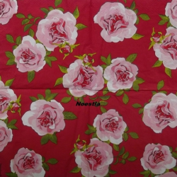 5serviettes papier Roses-45