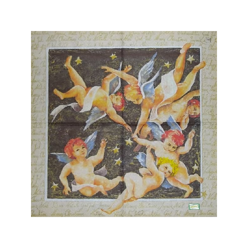 1serviette papier Anges-32