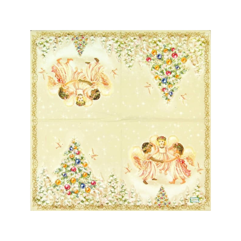 1serviette papier Anges-40