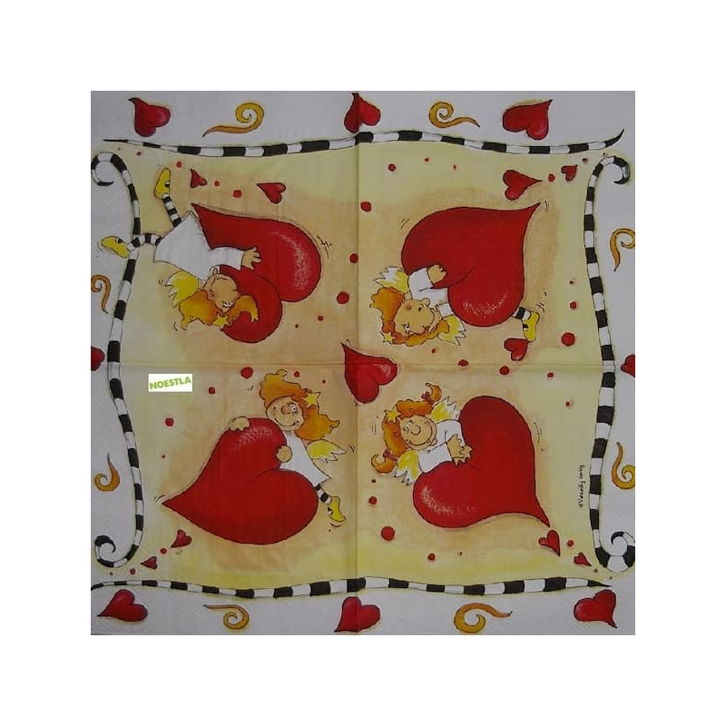 1serviette papier Anges-44