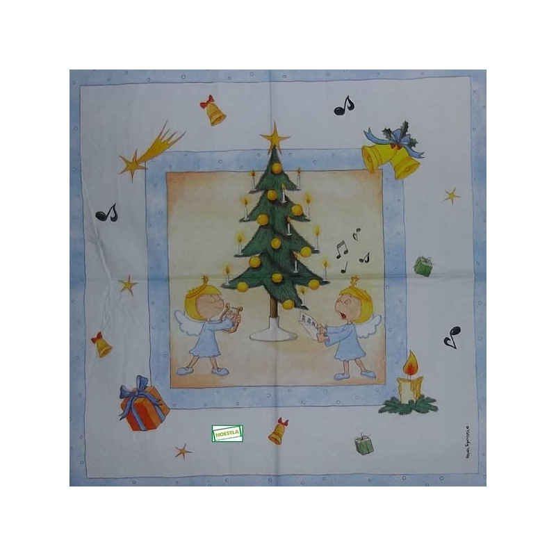 1serviette papier Anges-45