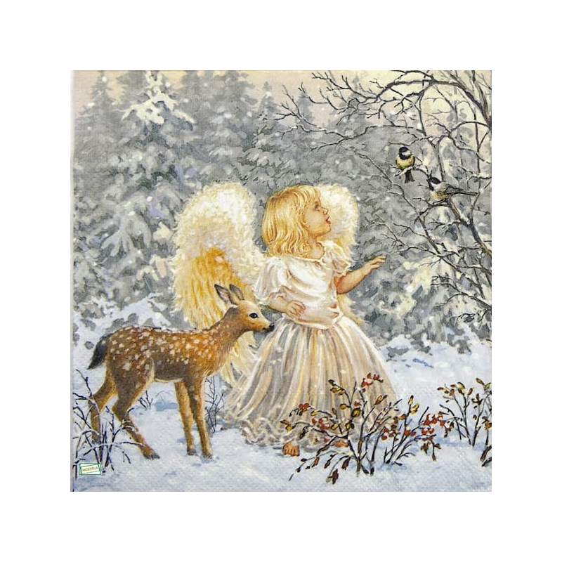 1serviette papier Anges-55