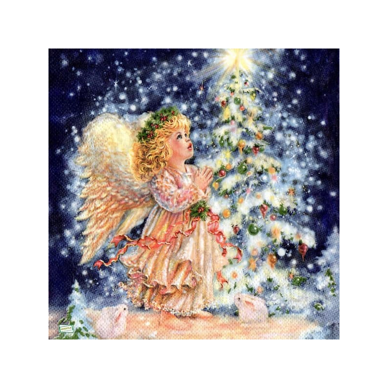 1serviette papier Anges-58