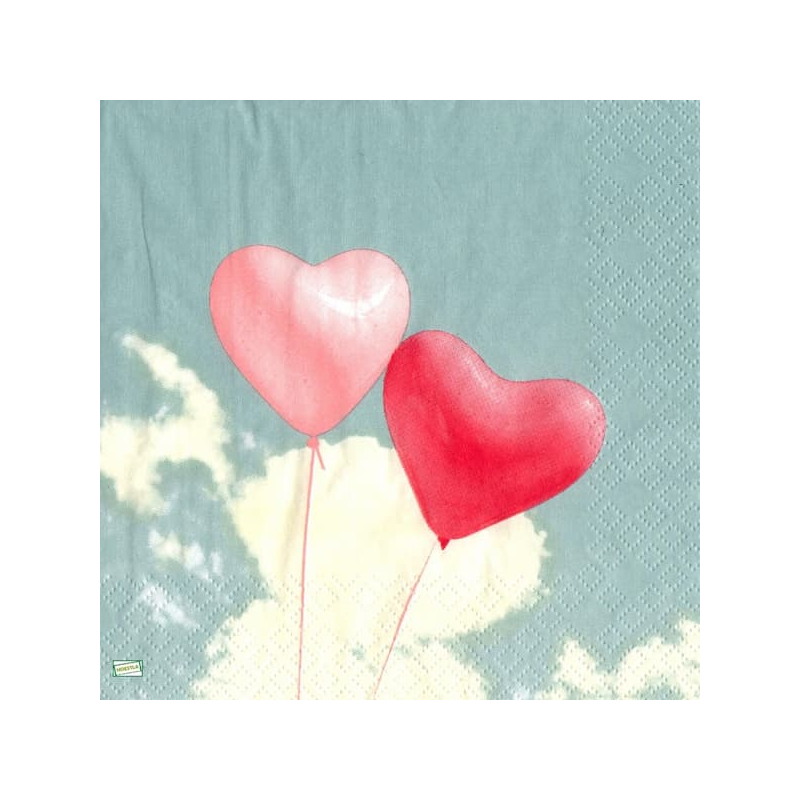 1serviette papier Coeurs-2