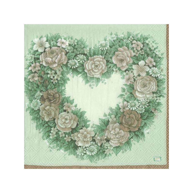 1serviette papier Coeurs-4