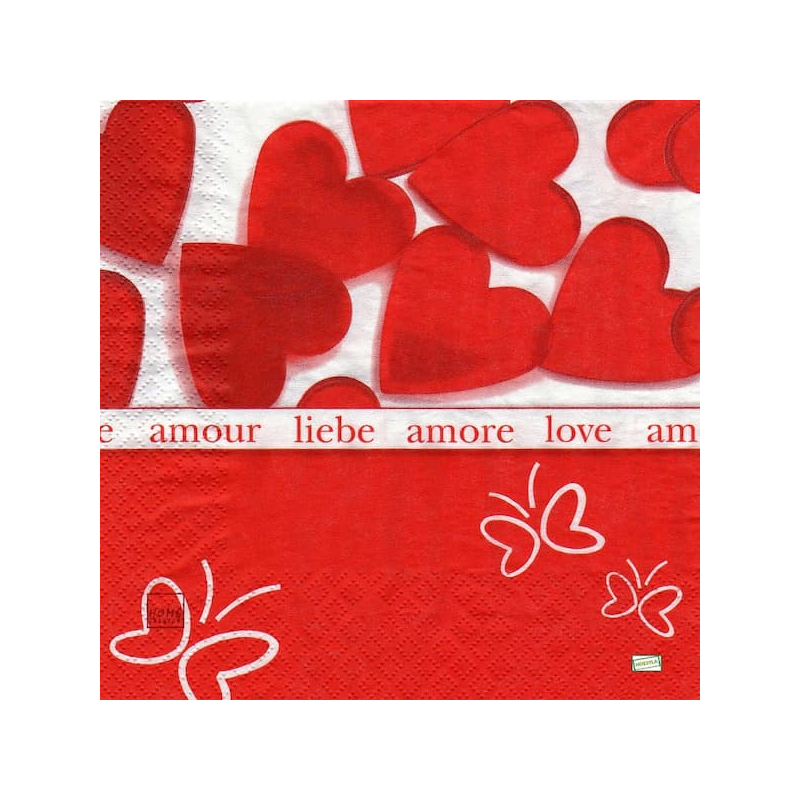 1serviette papier Coeurs-8
