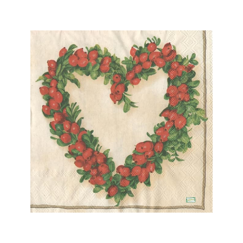 1serviette papier Coeurs-15