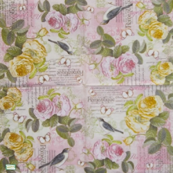 1serviette papier Les Roses-48