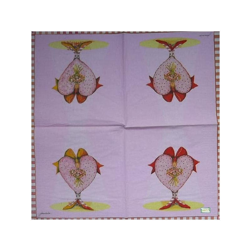 1serviette papier Coeurs-27