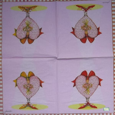 1serviette papier Coeurs-27