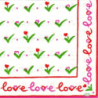 1serviette papier Coeurs-28