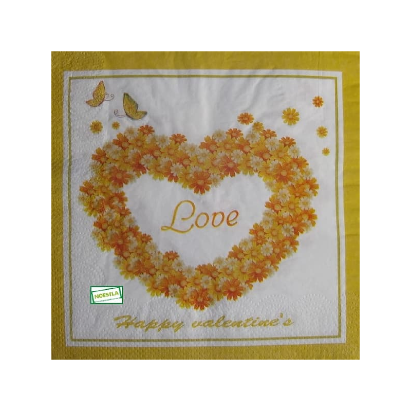 1serviette papier Coeurs-31