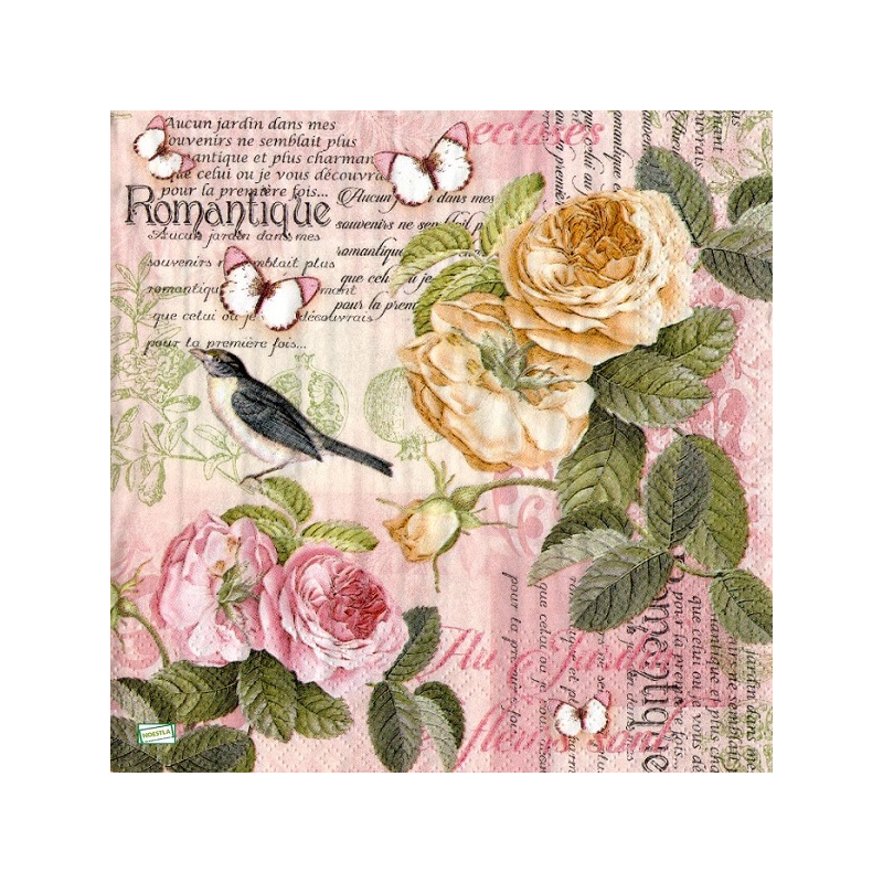 1serviette papier Les Roses-48