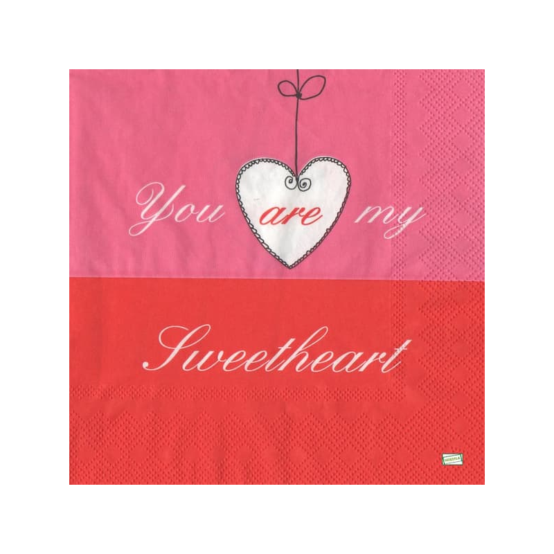 1serviette papier Coeurs-37