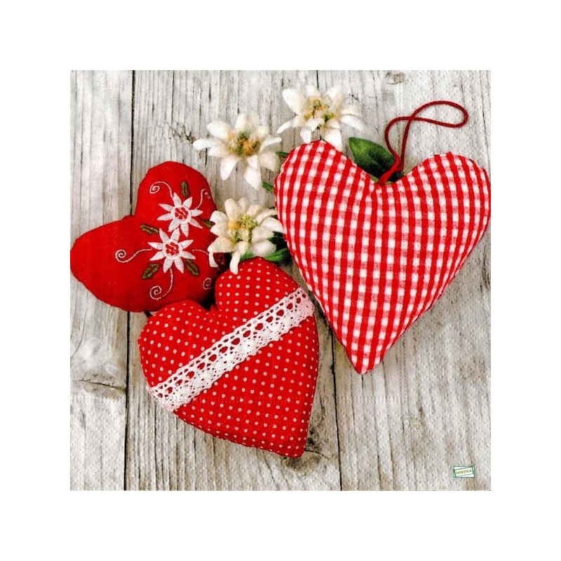 1serviette papier Coeurs-47