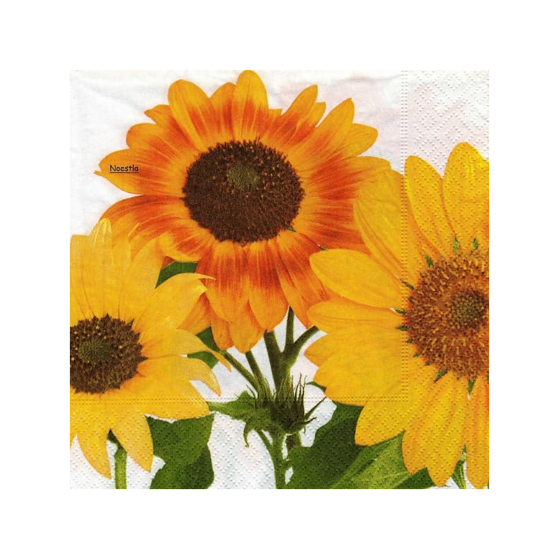 1serviette papier Tournesols-3