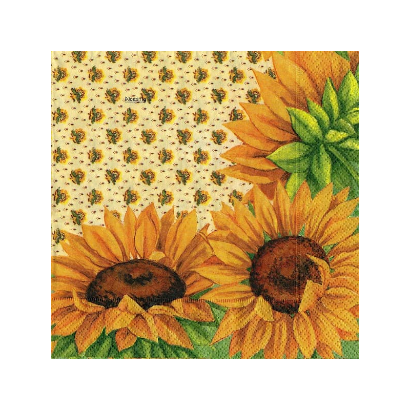 1serviette papier Tournesols-5