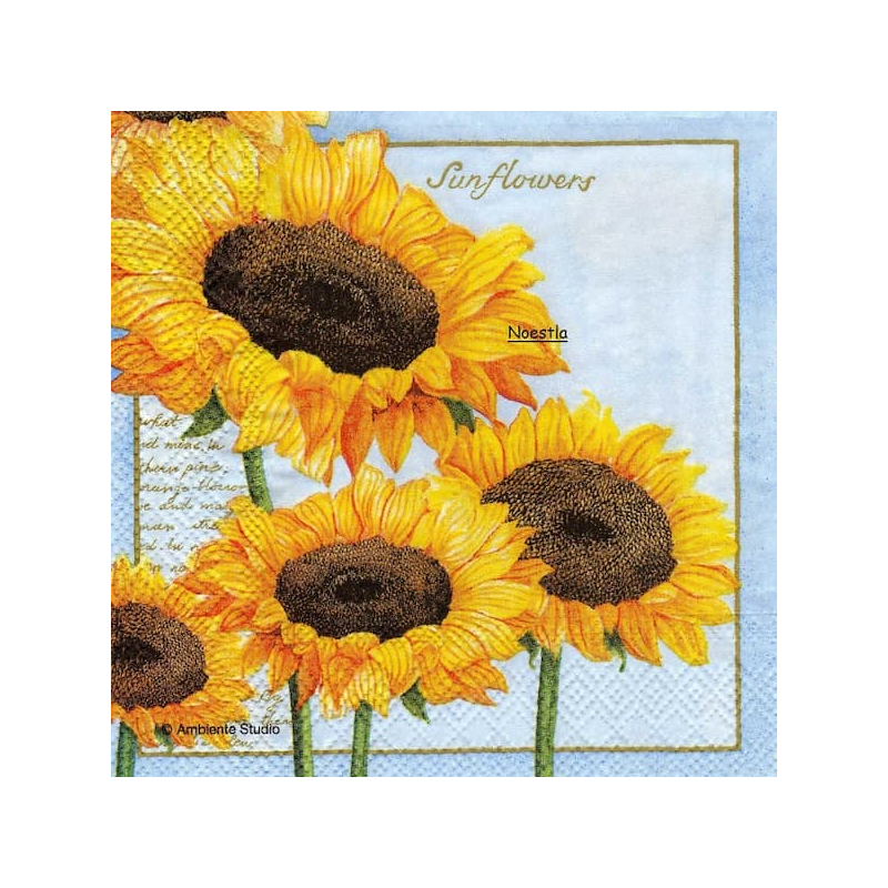 1 serviette Les Tournesols -24