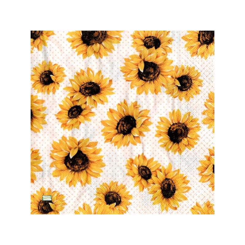 1 serviette Tournesols-25