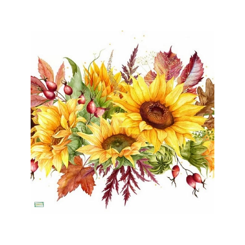 1 serviette Les Tournesols -27