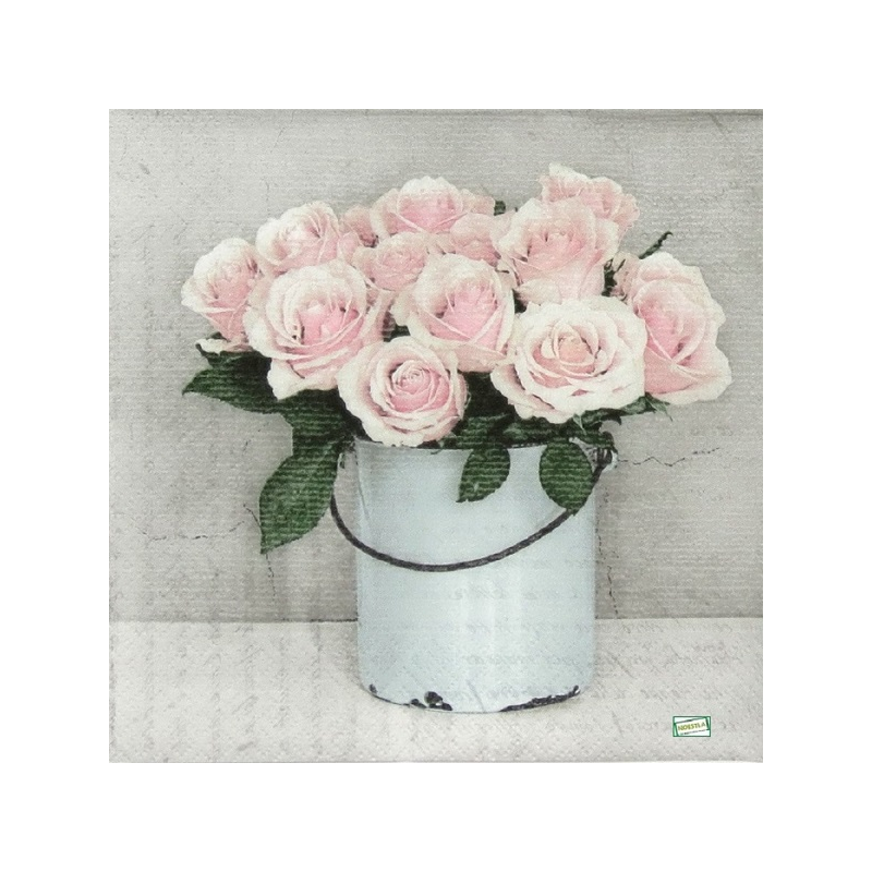 1serviette papier Les Roses-55