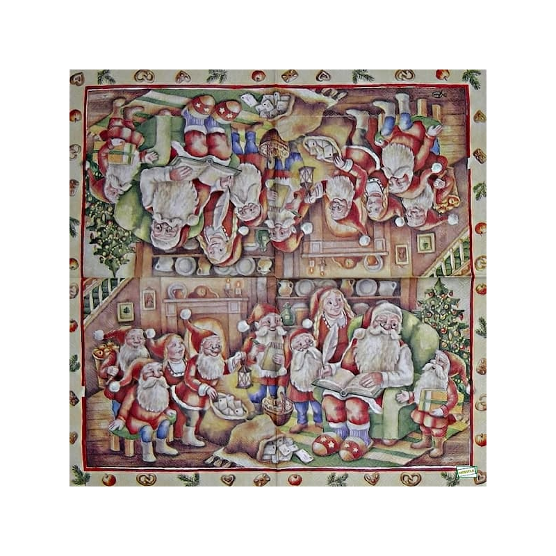 1 serviette Les Lutins -13