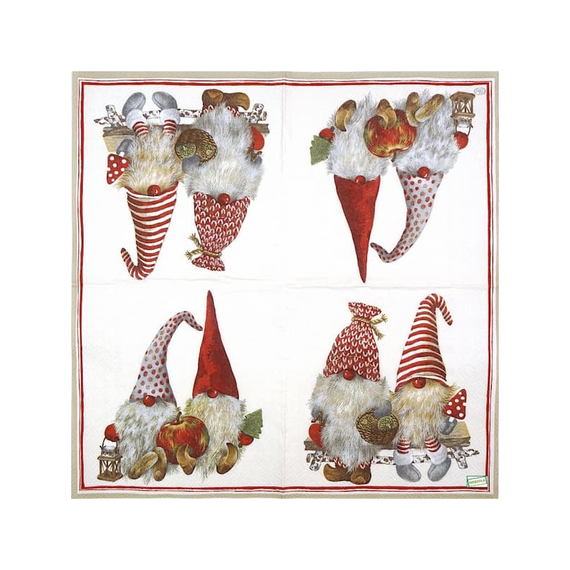 1 serviette Les Gnomes -22