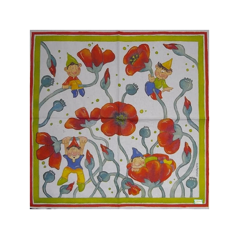 1 serviette Les Lutins -23