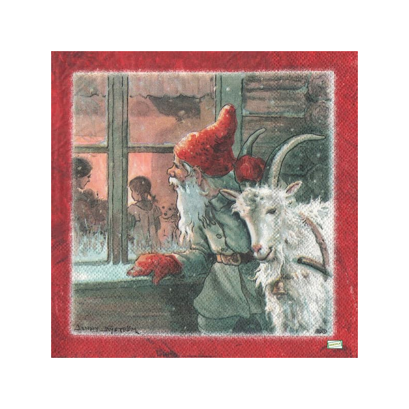 1serviette papier Lutins-25